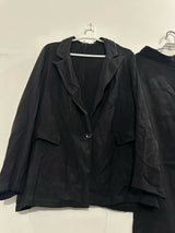 Negative Apparel |Black Pant Coat | Women Western | Medium | Preloved