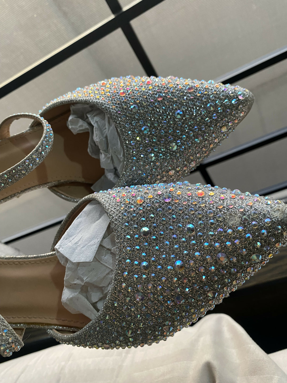 Borjan | Silver Heels | Women Heels | Size:40 | Worn Once