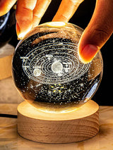 Buy SHEIN 3D Crystal Ball Solar System Led Night Light in Pakistan