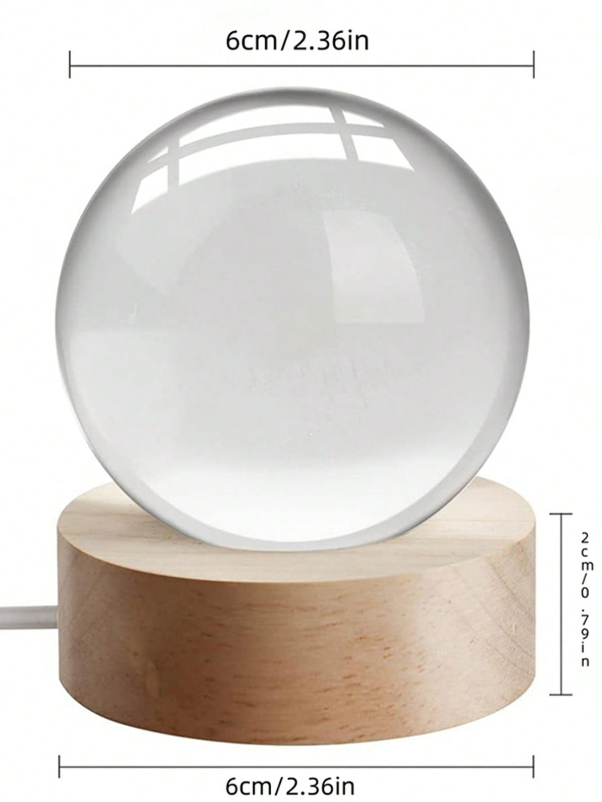 Buy SHEIN 3D Crystal Ball Solar System Led Night Light in Pakistan