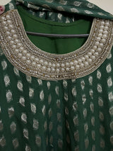 Chiffon 2pc Dress | Women Locally Made Kurta | Small |Preloved