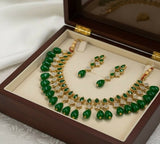 Tear Pearl Drop Necklace Set-00023 | Women Jewelry | Wedding Jewelry & Sets | Brand New