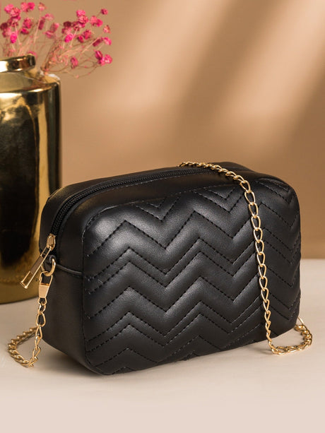 Buy SHEIN Mini Chevron Chain Crossbody Bag in Pakistan