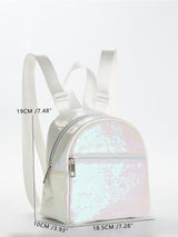 Buy SHEIN Mini Holographic Classic Portable Lightweight School Bag in Pakistan