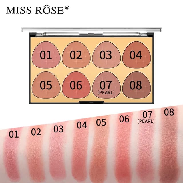 Buy Miss Rose 8-color blusher in Pakistan