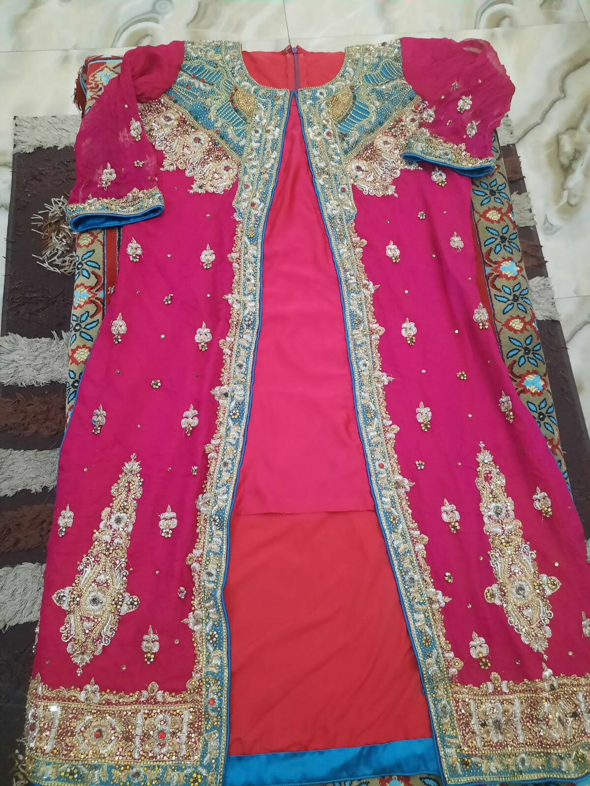 Bridal Sharara | Women Bridals | Baraat | Large | Worn Once