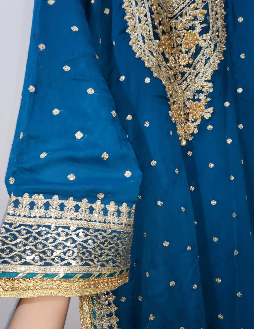 Sharara Set | Women Locally Made Formals | Medium | Worn Once