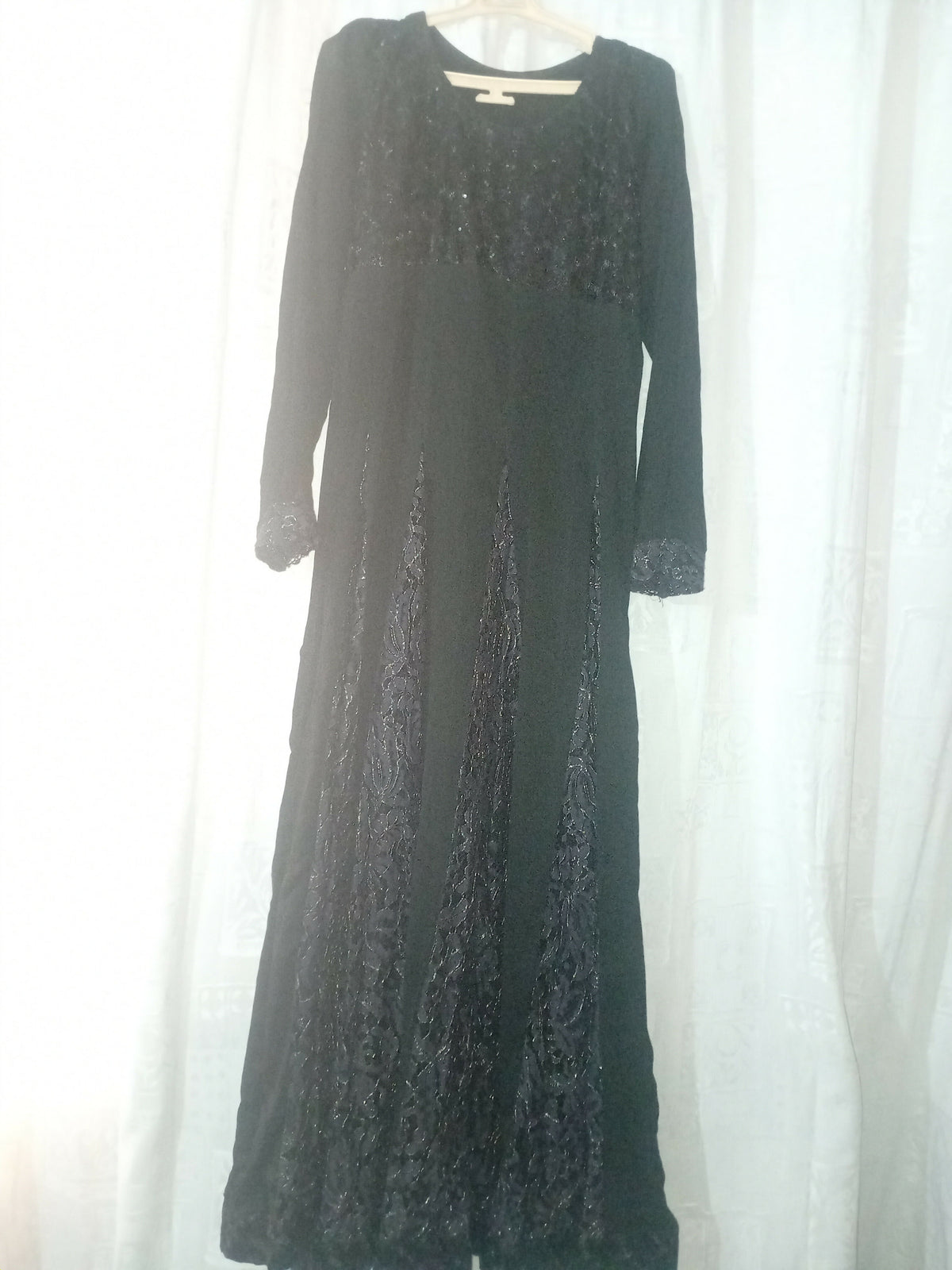 Black Long Maxi | Women Frocks & Maxis | Medium | Worn Once