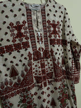 Sapphire | Women Branded Kurta | Medium | White Kurta | Preloved