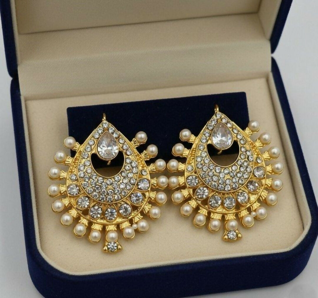 Tear/Pearl Tops Pair-00310 | Women Jewelry | Earrings | Brand New