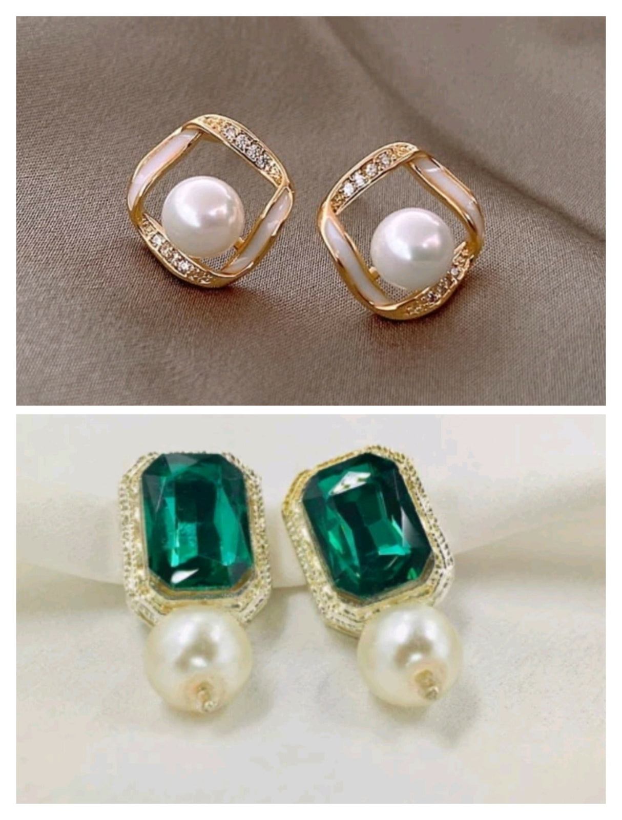 Pack of 2 pairs of earrings (089-067) | Women Jewelry | Earrings | Brand New