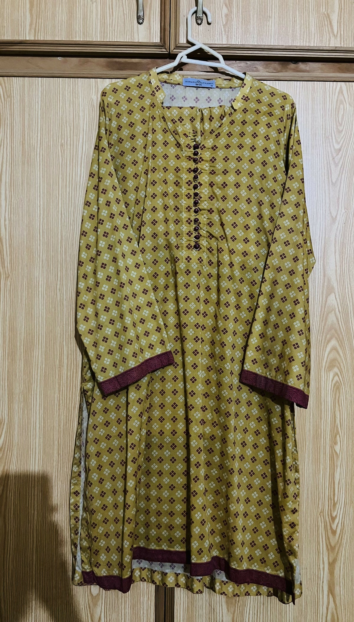 Bonanza Satrangi | Women Branded Kurta | Medium | Worn Once
