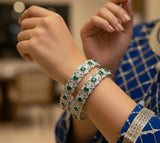 Round Flower Bangle Set-00008 | Women Jewelry | Bangles/Bracelets | Brand New