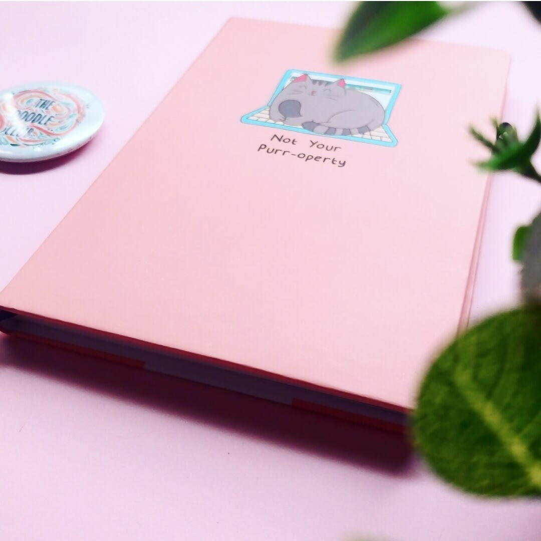 Not your purroperty - Cat Journal Blank Pages | For Your Home | Books | New