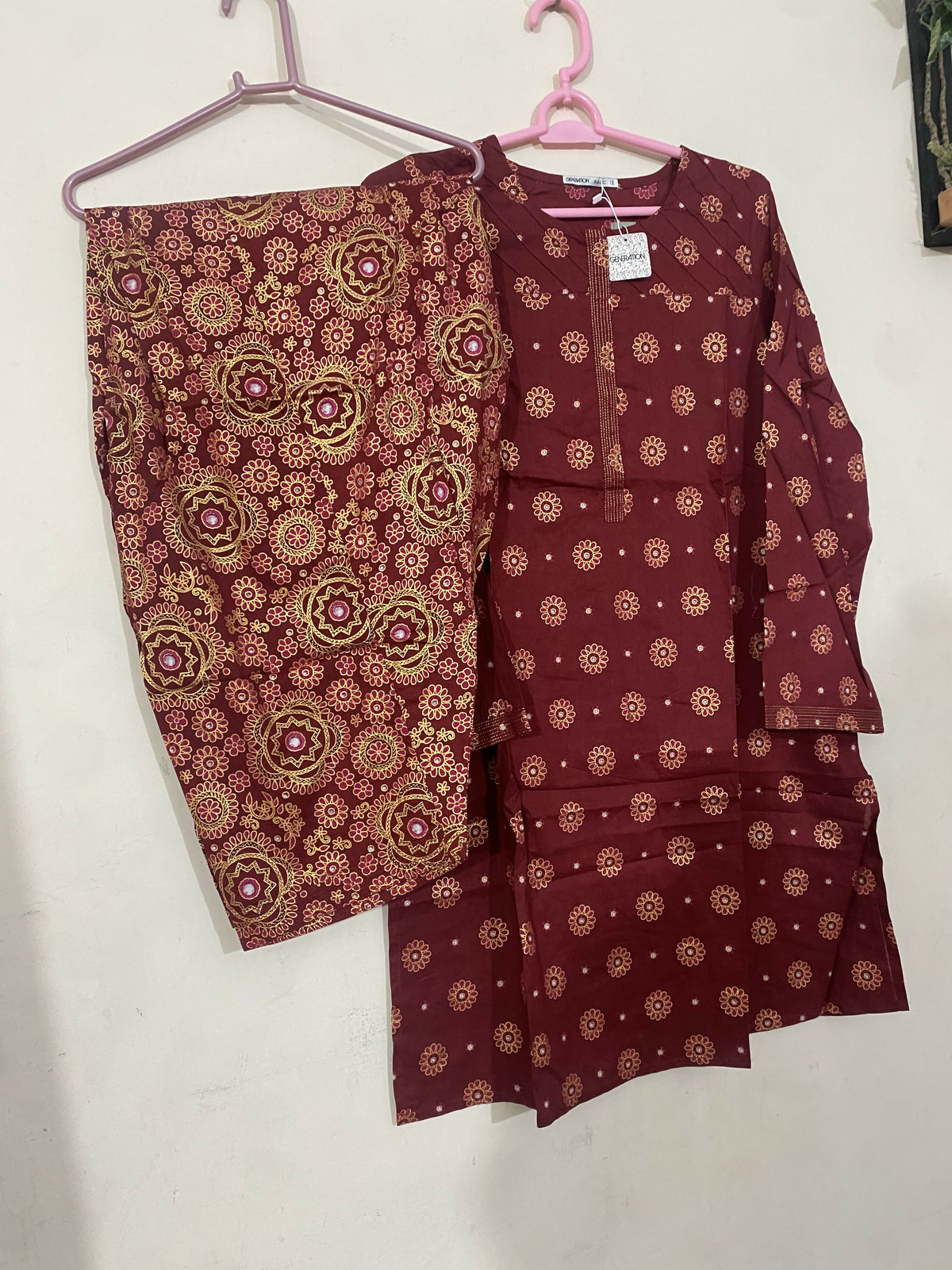 Generation | Women Branded Kurta | Maroon | Large | Brand New