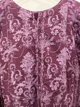 Plum 2 PC Dress | Women Locally Made Kurta | XSmall | Preloved