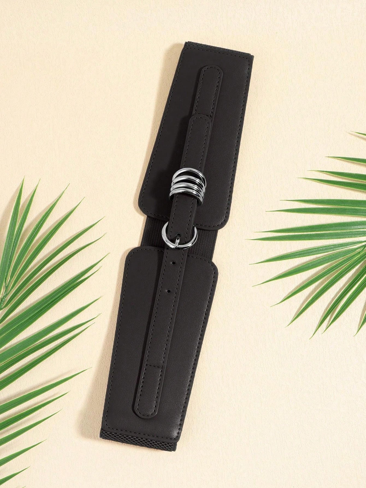 Buy SHEIN New Arrival Retro Court Style Women's Slimming Waist Belt With Multi-loop Buckle And Elastic Band, Matchable With Dress in Pakistan