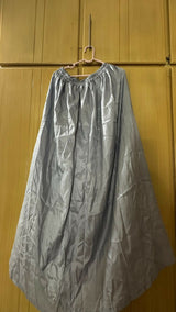 Grey Chiffon Saree | Women Locally Made Formals | Sarees | Medium | Worn Once