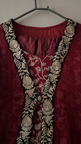 Embroidered A-Line Maxi | Women Frocks & Maxis | Small | Worn Once