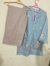 Ethnc | Women Branded Kurta | Sky Blue | Large | Brand New