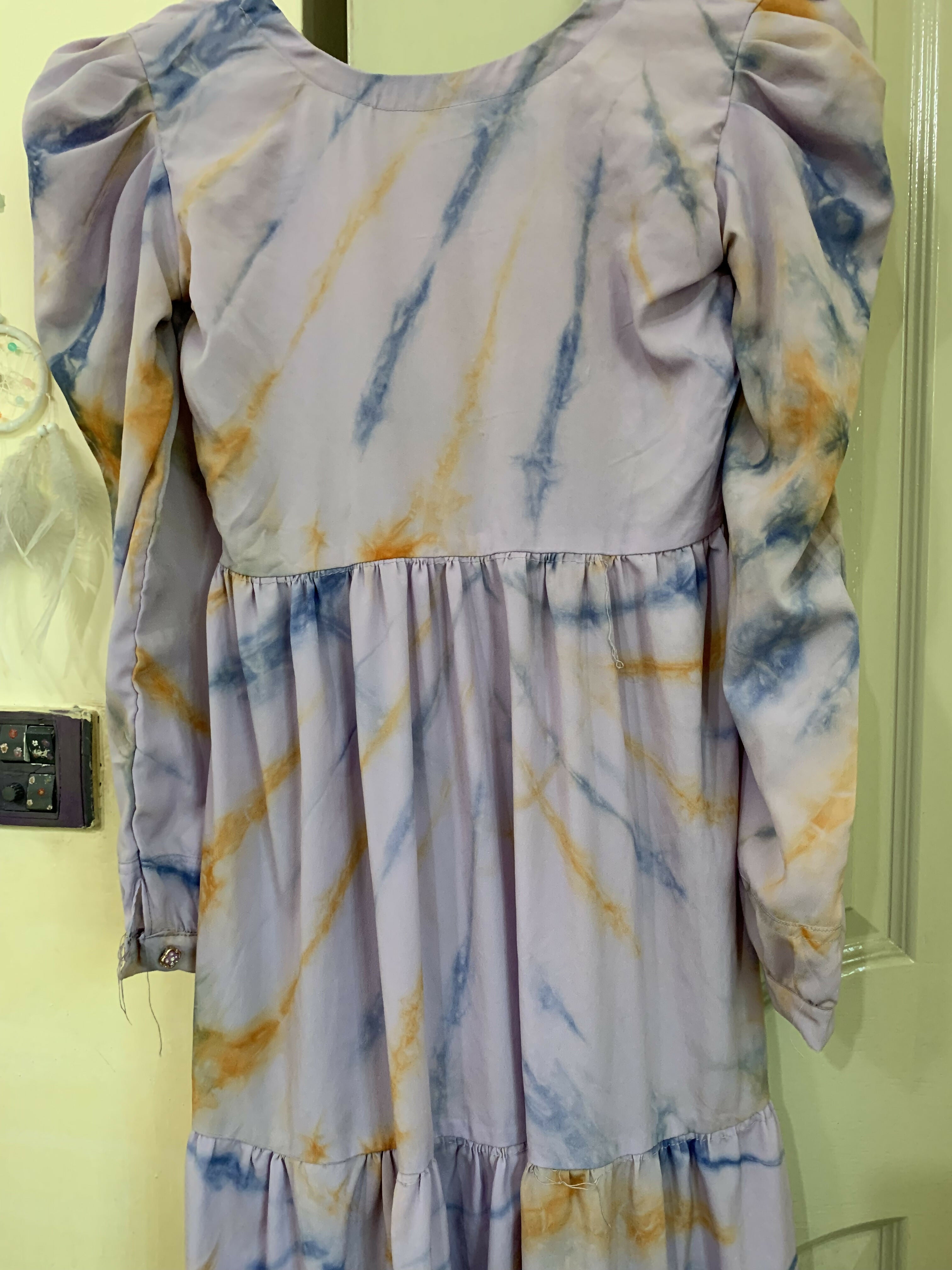 Tie & dye long Frok | Women Froks & Maxis | Medium | New