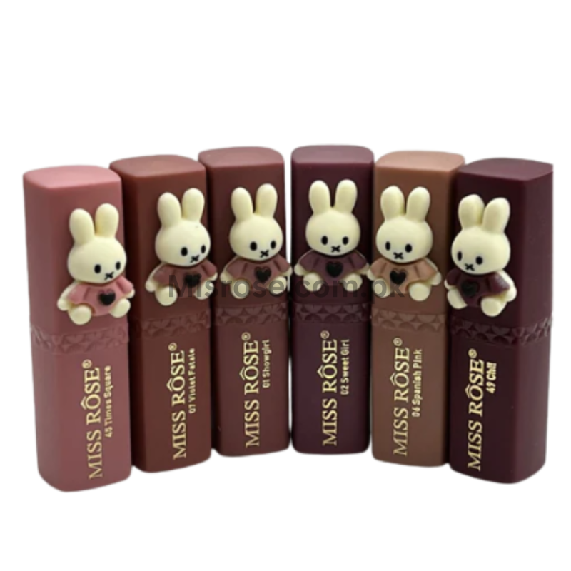 Buy Miss rose Semi Matte Bear Lipstick Set in Pakistan
