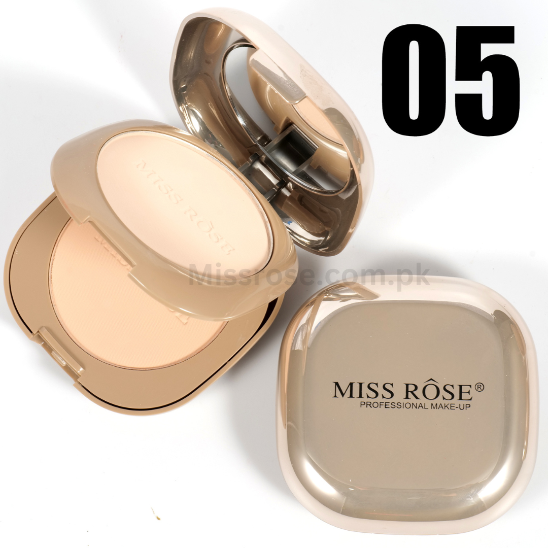 Buy Miss Rose Pink Metallic Mirror Dual Compact powder in Pakistan