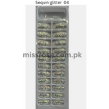 Buy Stick On sequin Glitter Nails in Pakistan