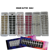 Buy Stick On sequin Glitter Nails in Pakistan