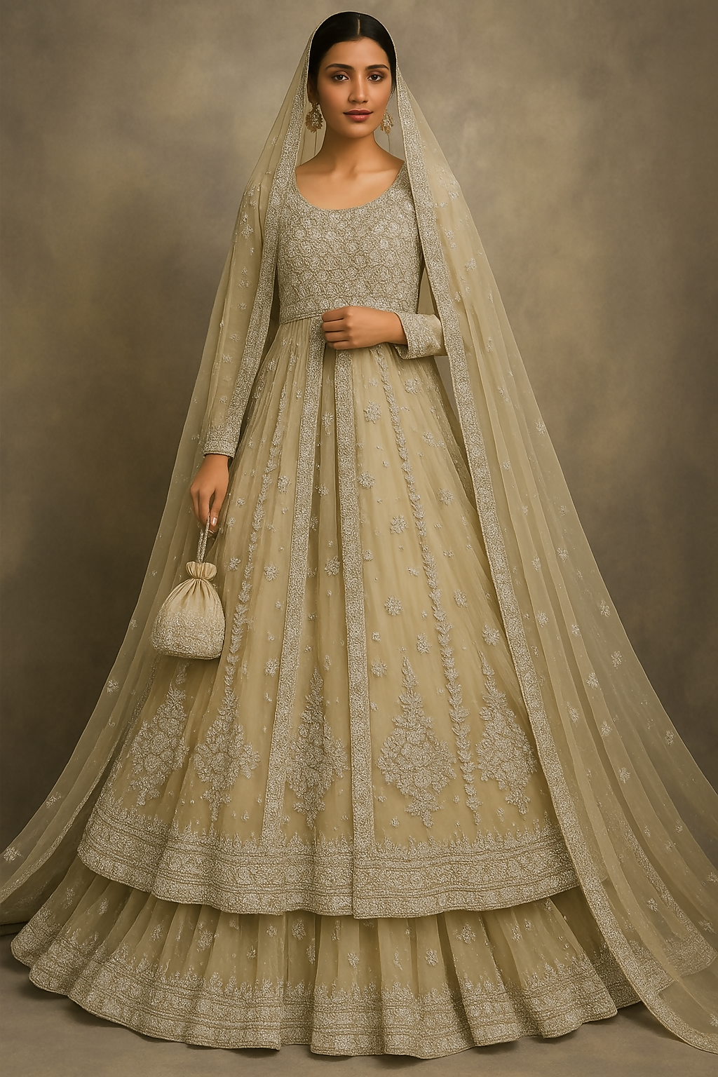Functional Walima or Nikkah Dress | Women Bridals | Medium | Worn Once