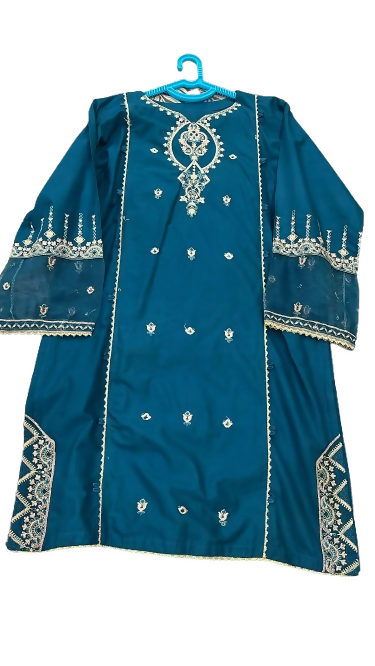 2PC Stitched Suit | Women Locally Made Kurta | Large | Worn Once