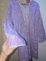 Lawn Kurti | Women Locally Made Kurta | Purple | Medium | New