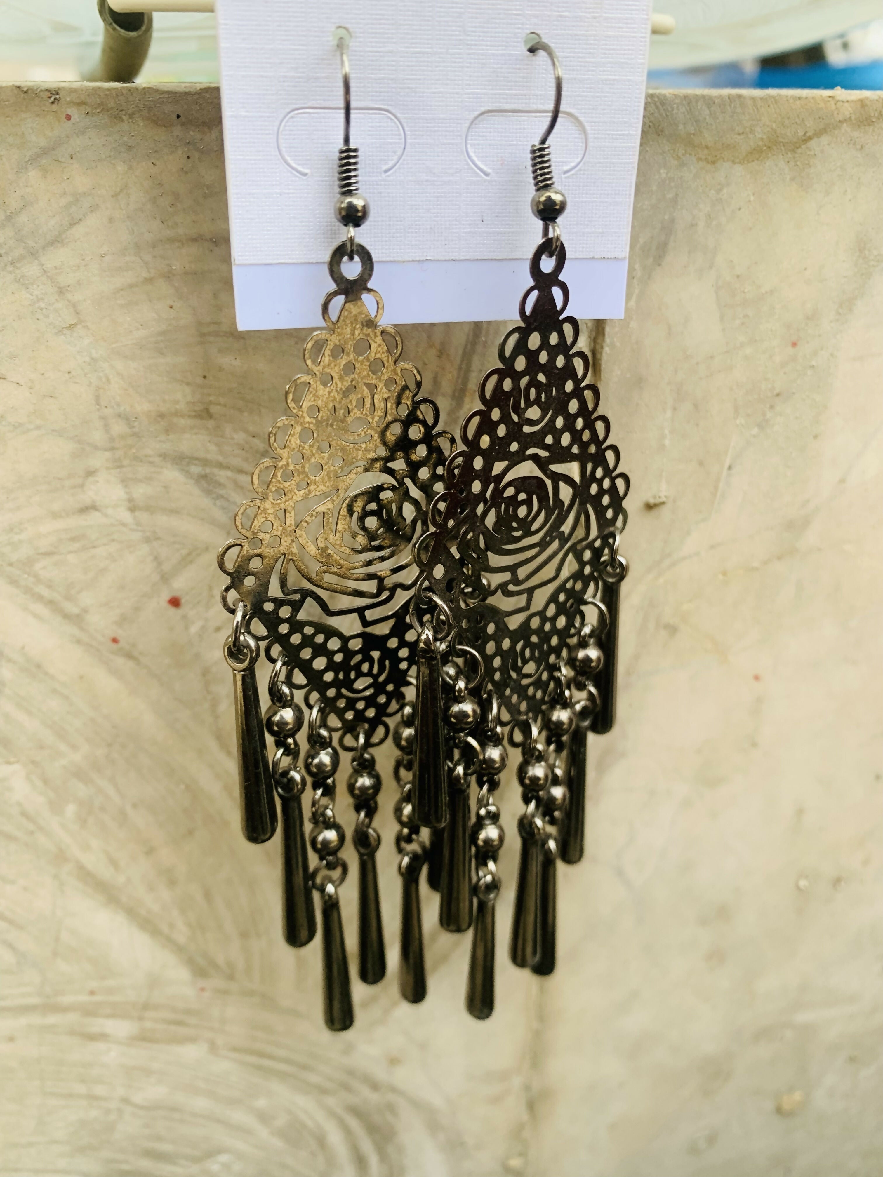 Black Earrings | Women Jewellery | Small | New