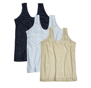 Pack of 3 Soft Shoulder Straps Camisole Shameez | Women Accessories | New