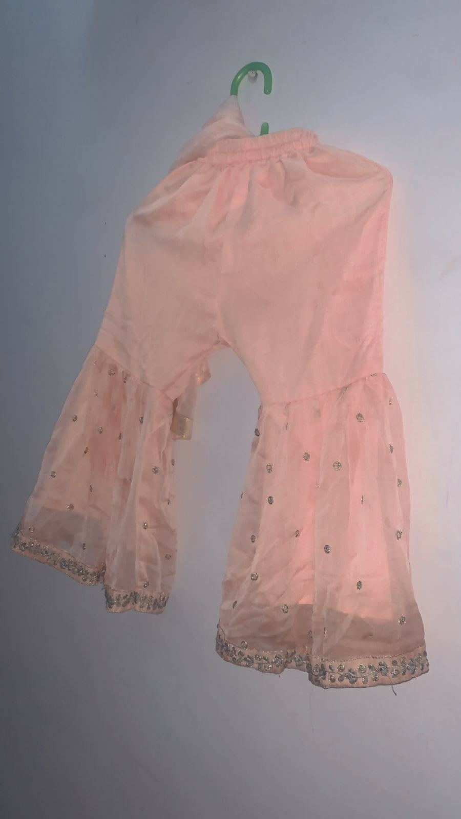 Pink Embroidered Gharara | Girls Skirts & Dresses | Medium | Preloved