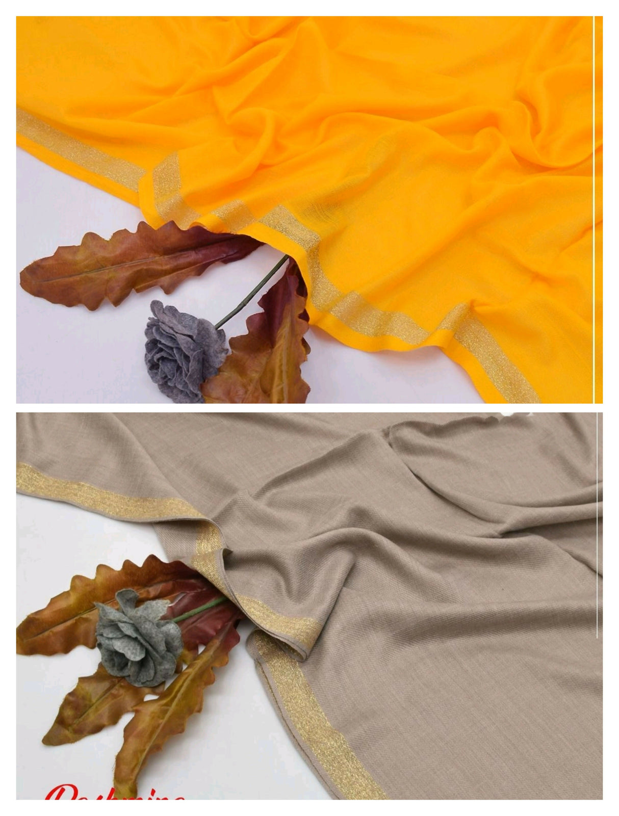 Pack of 2 shawls | Pashmina Wool shawl | Women Accessories | Brand New
