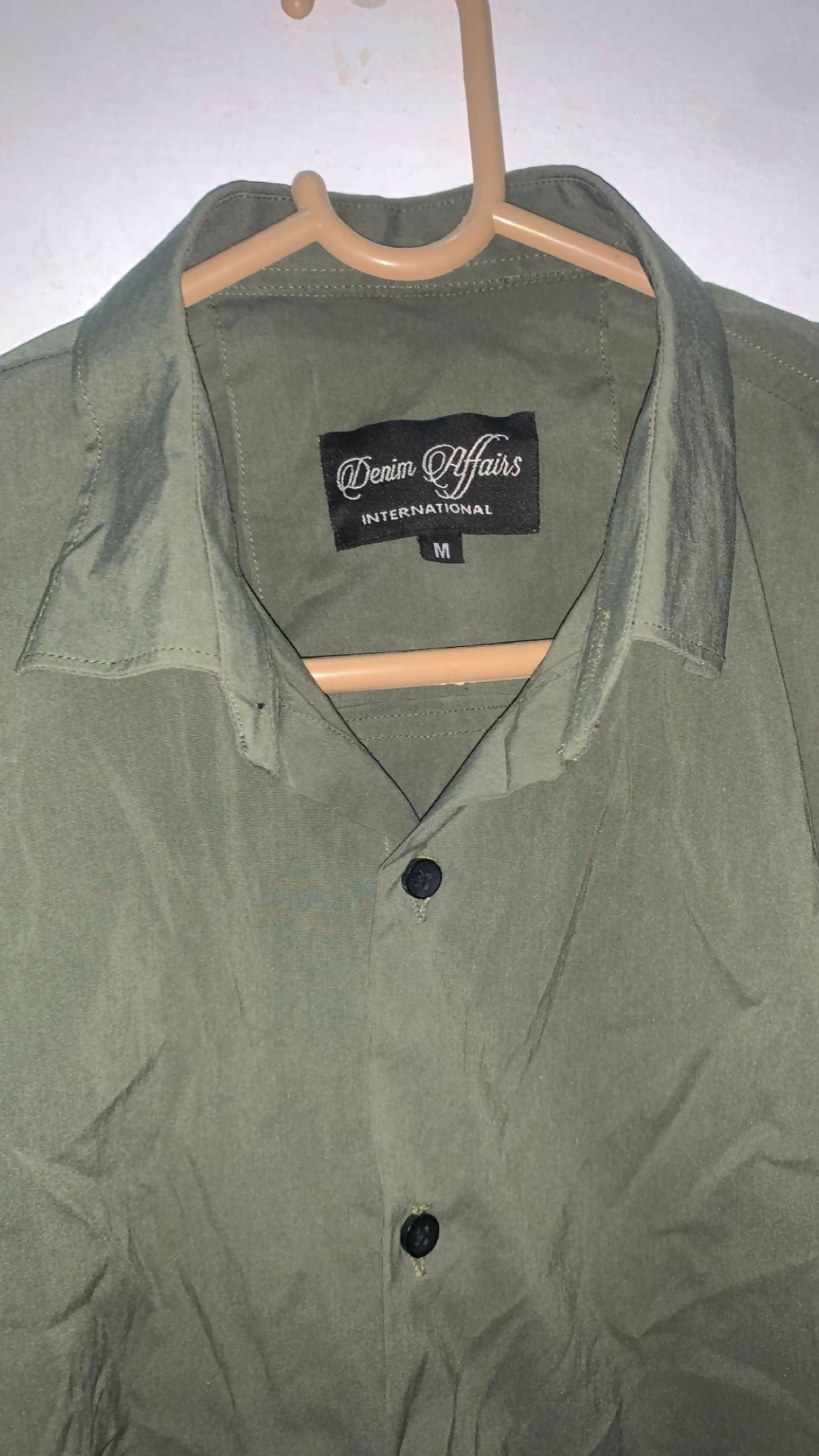 Brown Button Shirt | Women Tops & Shirts | Medium | Preloved