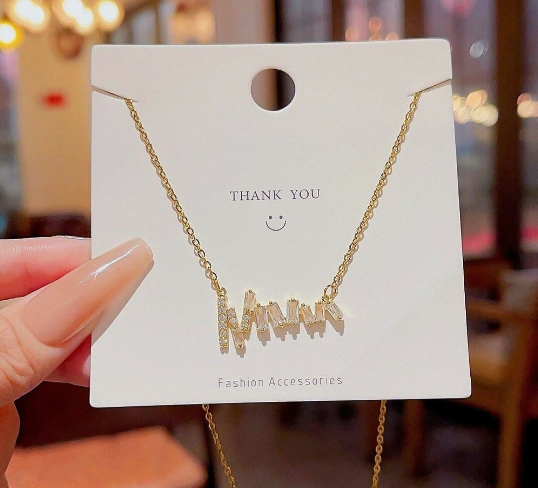 Baguette Layer Necklace-286 | Women Jewelry | Necklaces & Pendants | Brand New