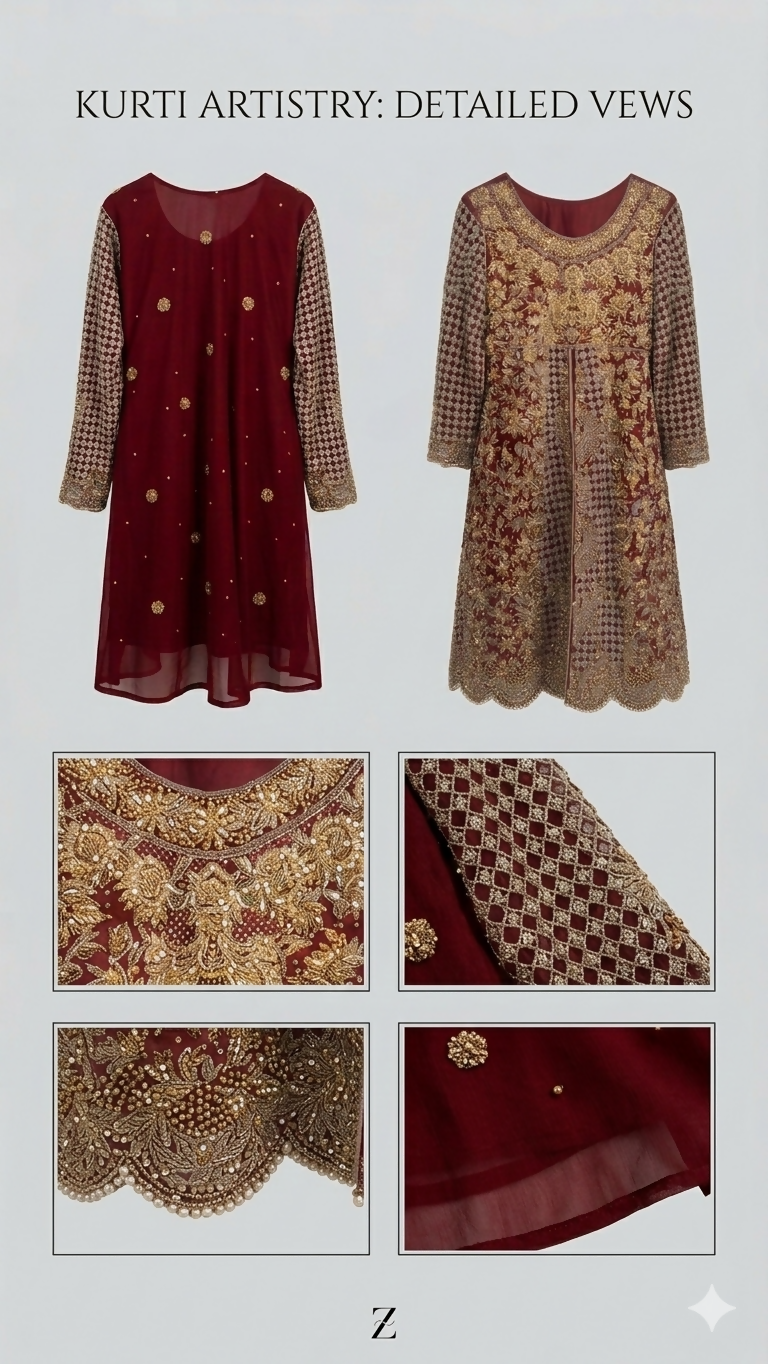 Majestic Red Bridal Suit | Women Bridals | Small | Worn Once