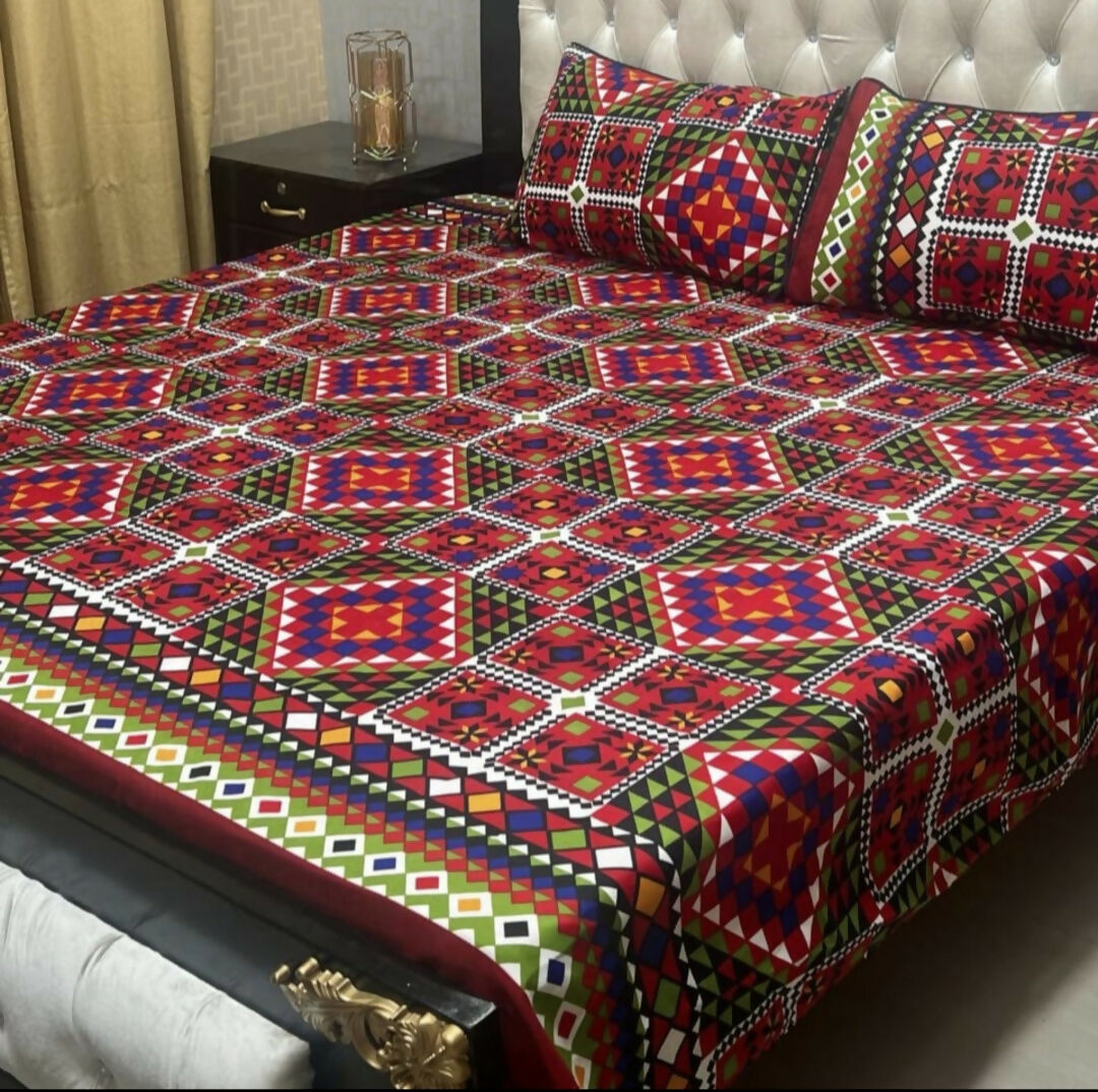 Cotton Double Bedsheets | For Your Home | Home & Decor | Size: 89/92 | Brand New
