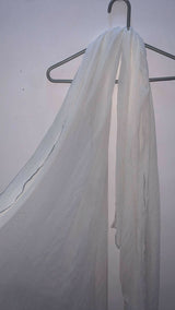 Plain White Stylish Staller/ Scarf | Women Accessories | Standard | Preloved