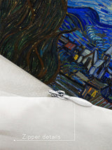 Buy SHEIN Oil Painting Pattern Cushion Cover Without Filler, Modern Throw Pillow Case For Sofa, Home Decor in Pakistan