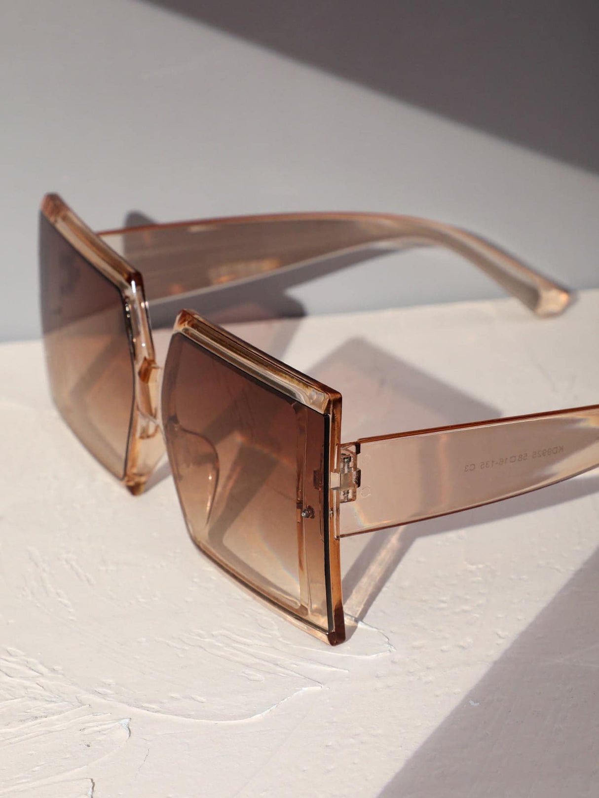 Buy SHEIN Ombre Lens Square Frame Fashion Glasses in Pakistan