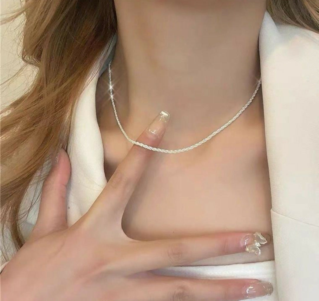 Sterling Silver Chain Necklace-00316 | Women Jewelry | Necklaces & Pendants | Brand New