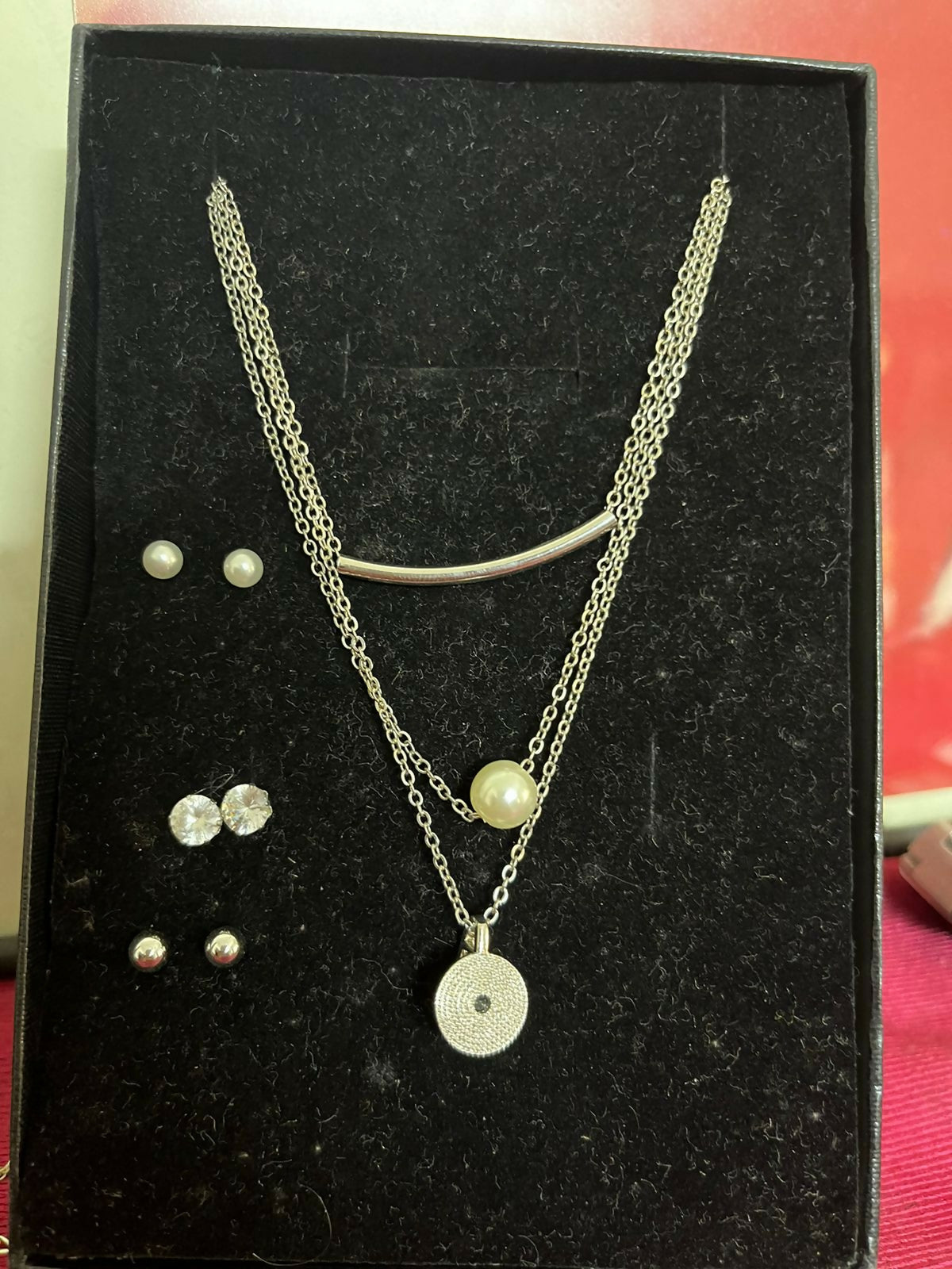 STYLO | Silver Pendants with Silver EarTops | Women Jewellery | New