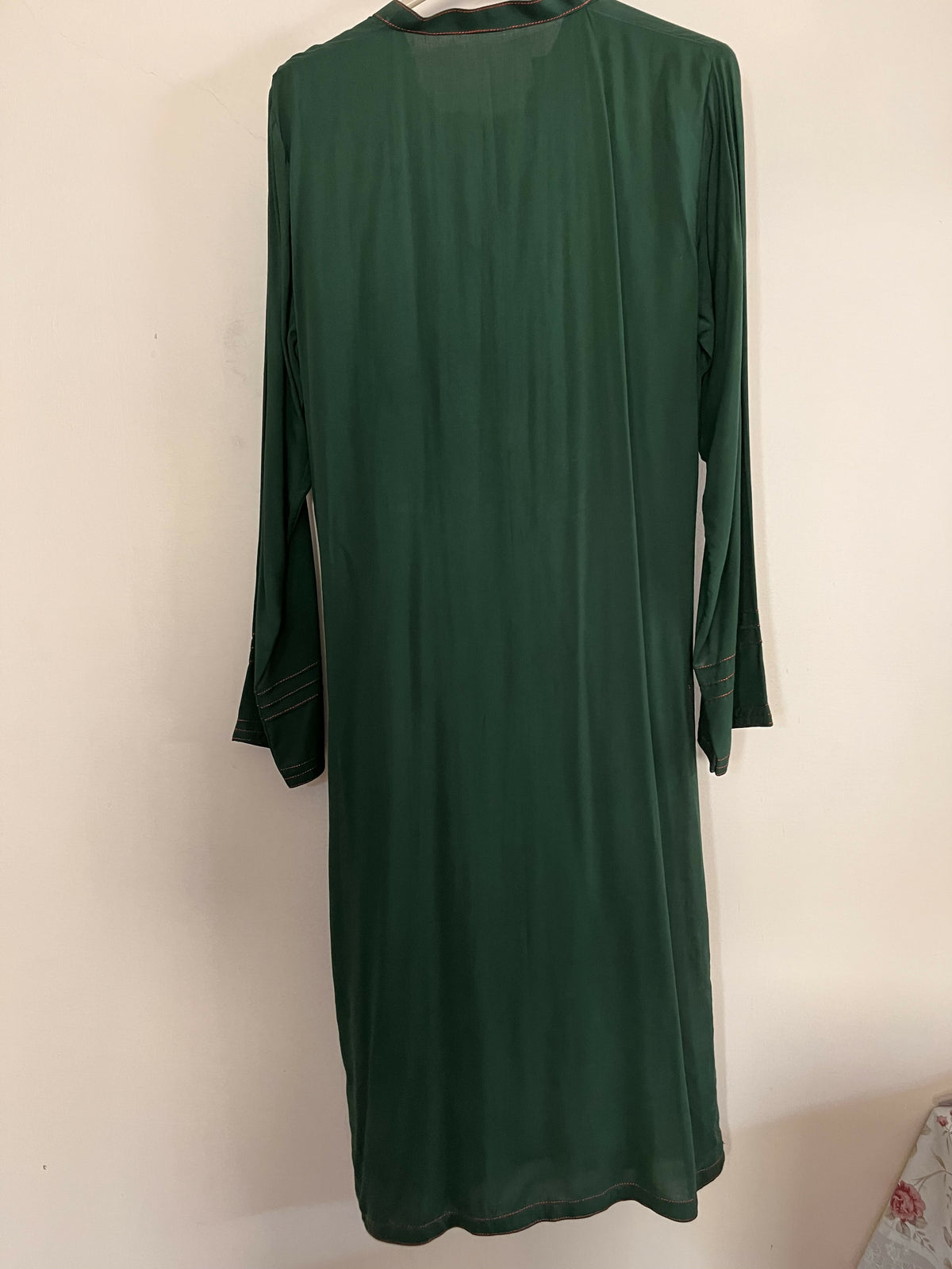 Green & Red Embroidered 2Pc | Women Locally Made Formals | Small | New
