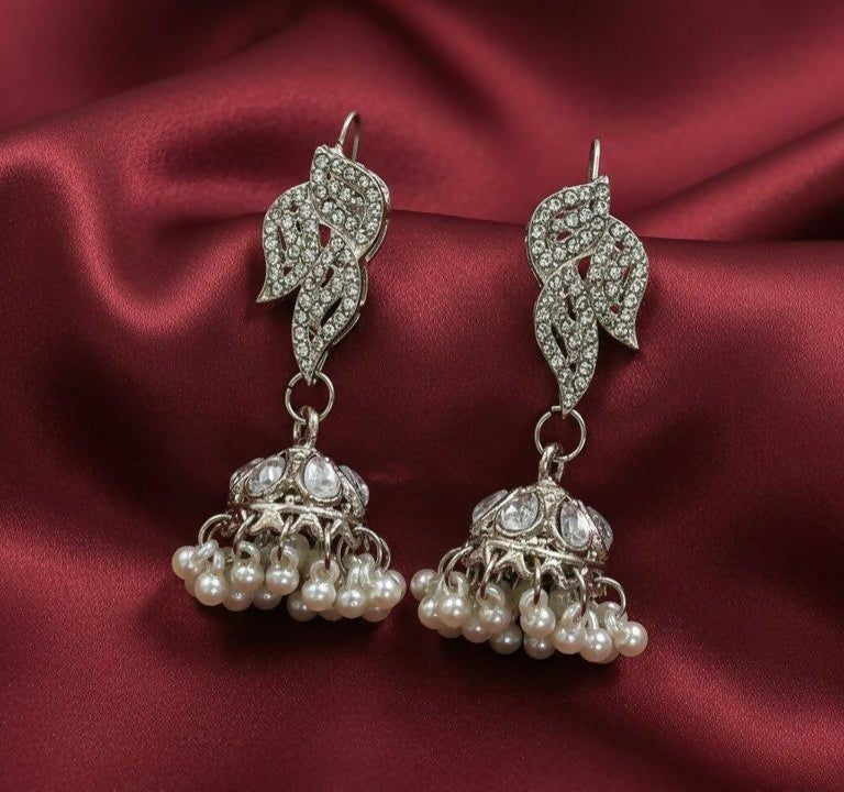 Tear Pearl Drop Jhumki-(00047/00048) | Women Jewelry | Earrings | Brand New