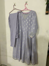 Maria B | Women Branded Kurta | Grey | XLarge | Preloved