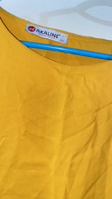 Mustard Yellow Loose Style Shirt | Women Tops & Shirts | Medium | Preloved