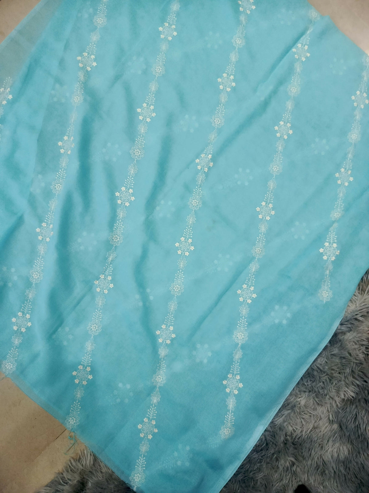 Bareeza Chickenkari Chadar | Women Accessories | Large | New